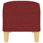 Banc banquette rouge bordeau x 100 x 35 x 41 cm tissu 02_0010523