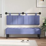vidaXL Tête de lit suspendue Tissu