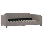 vidaXL Lit de jour avec lit gigogne taupe 80x200 cm tissu