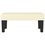 Banc banquette crème 70 x 30 x 30 cm synthétique 02_0010478