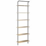 vidaXL Étagère Chêne sonoma 60 x 24 x 203 cm Bois d'ingénierie