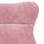 vidaXL Fauteuil relaxant Rose 69 x 74 x 93 cm Velours