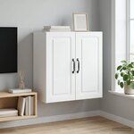 vidaXL Armoire Murale 59 x 31 x 60 cm Bois d'ingénierie Blanc