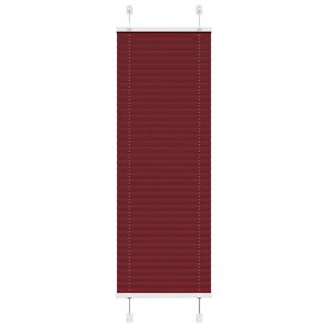 vidaXL Store plissé rouge bordeaux 50x100 cm largeur du tissu 49 4 cm