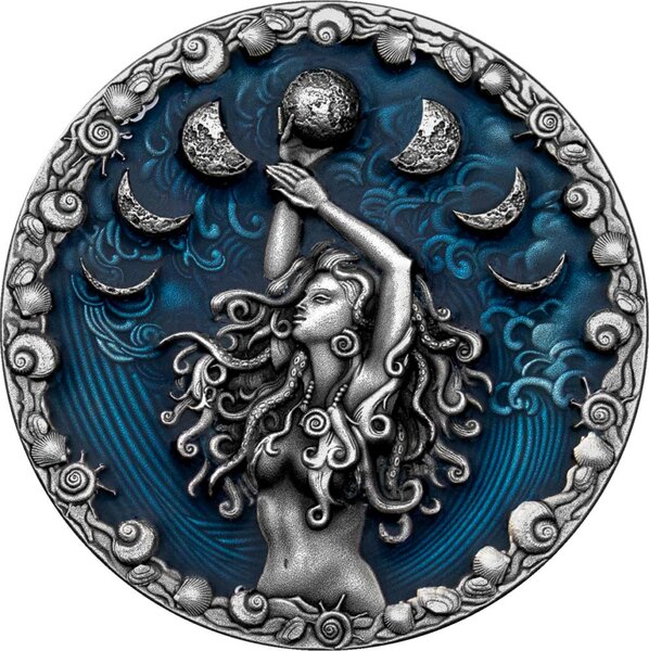 Pièce de monnaie en Argent 5 Dollars g 62.2 (2 oz) Millésime 2023 CALYPSO