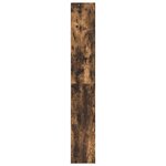 vidaXL Bibliothèque Chêne fumé 80 x 30 x 198 cm Bois d'ingénierie