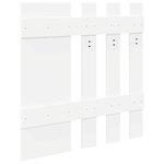 vidaXL Porte-manteau mural Blanc 100 x 10 x 100 cm Bois d'ingénierie