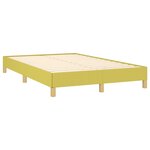 vidaXL Cadre de lit Vert 120 x 200 cm Tissu