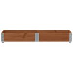 vidaXL Jardinière marron 150x50 cm bois massif de pin