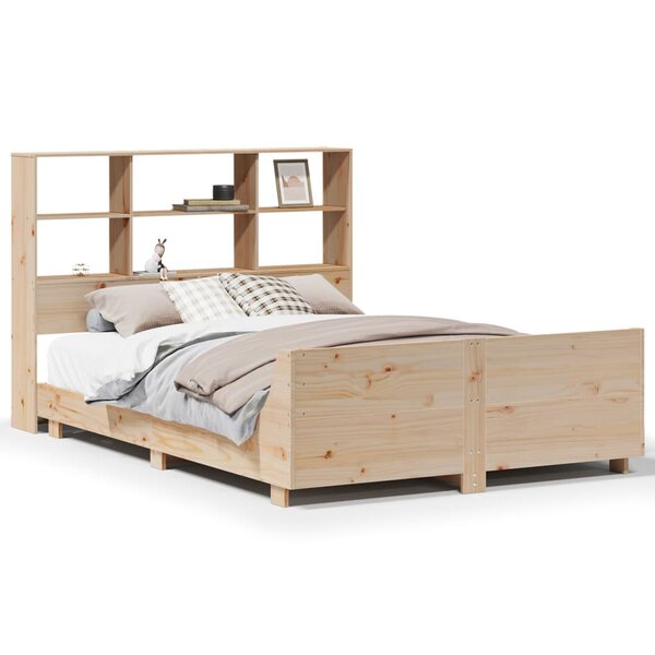 vidaXL Cadre de lit sans matelas 140x200 cm bois massif de pin
