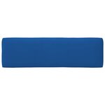 vidaXL Canapé central palette de jardin Gris Bois de pin imprégné