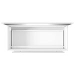 vidaXL Armoire de salle de bain avec miroir blanc bois d'ingénierie