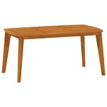 vidaXL Ensemble à manger de jardin 7 Pièces Bois d'acacia solide