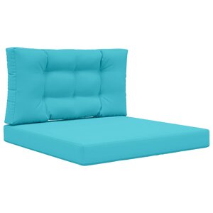 vidaXL Coussin de canapé d'extérieur Polyester Turquoise 80 x 80 cm