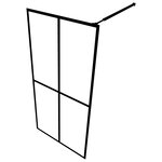 vidaXL Écran de douche Verre trempé dépoli 140x195 cm