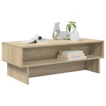 vidaXL Table basse Chêne Sonoma 100 x 46 x 35 cm Bois d'ingénierie