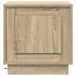 vidaXL Cabinet de chevet 2 Pièces Chêne Sonoma 44 x 34 5 x 45 cm