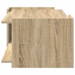 vidaXL Table basse Chêne Sonoma 90 x 50 x 33 cm Bois d'ingénierie