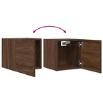 vidaXL Meubles TV muraux 4 Pièces Chêne marron 30 5x30x30 cm