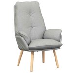vidaXL fauteuil Gris nuage 69 x 74 x 93 cm Tissu Sherpa