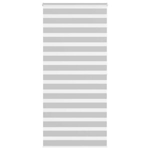 vidaXL Store zèbre gris clair largeur du tissu 95 9 cm polyester