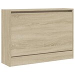 vidaXL Armoire à chaussures chêne sonoma 80x21x57 cm bois d'ingénierie