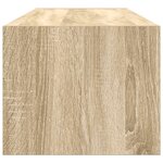 vidaXL Meuble TV chêne sonoma 100x31x25 5 cm bois d'ingénierie