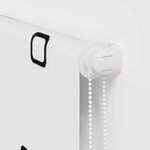 vidaXL Store enrouleur de douche 100x240 cm largeur du tissu 96 cm