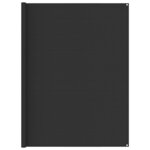 vidaXL Tapis de tente 250x250 cm Anthracite PEHD