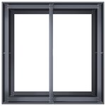 vidaXL Jardinière anthracite 80x80x80 cm acier