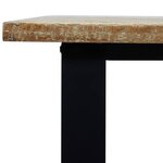 vidaXL Table à manger 200x90x75 cm bois d'acacia solide