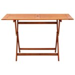 vidaXL Ensemble à manger d'extérieur pliable 7 Pièces Bois d'eucalyptus