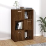 vidaXL Armoire de rangement Chêne marron 60x29 5x90 cm