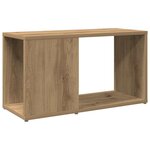 vidaXL Meuble TV chêne artisanal 60x24x32 cm bois d'ingénierie