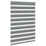 vidaXL Store zèbre gris foncé largeur du tissu 90 9 cm polyester