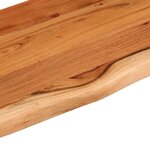 vidaXL Dessus de table 120x40x2 5 cm rectangulaire bois massif acacia