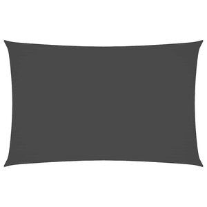 vidaXL Voile de parasol tissu oxford rectangulaire 2x5 m anthracite