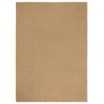 vidaXL Tapis à poils bouclés fait à la main 200x300 cm Jute et coton