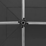 vidaXL Tente de réception pliable Aluminium 6 x 3 m Anthracite
