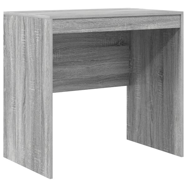 vidaXL Bureau Sonoma Gris 80x50x76 cm Bois d'ingénierie