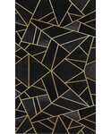 Tapis d'intérieur Grafic 50 x 80 cm - Noir
