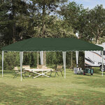 vidaXL Tente de fête pop-up 575 x 290 x 245 cm Vert