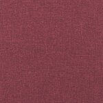 vidaXL Canapé 2 places avec oreillers bordeaux 120 cm tissu