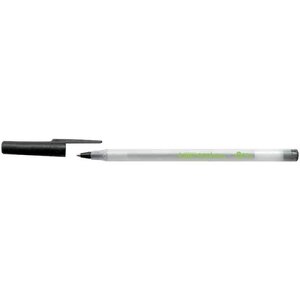 Stylo à bille ECOlutions Round Stic Corps Transparent Glacé Noir x 60 BIC
