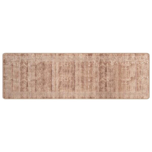 vidaXL Coureur de Tapis MARSA Blanc 80 x 350 cm Polyester et PVC