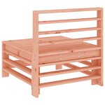 vidaXL Canapé central de jardin bois massif douglas