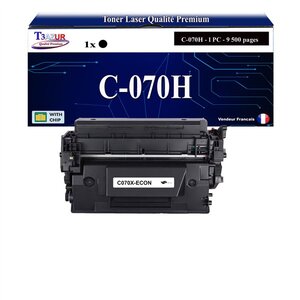 T3AZUR -Toner compatible avec Canon 070H (5640C002) pour Canon i-SENSYS LBP243dw  LBP246dw  MF461dw  MF463dw  MF465dw  X1440i  X1440P  X1440Pr  X-iF