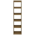 vidaXL Bibliothèque/Séparateur de pièce Marron miel 40x30x167 5 cm Pin