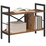 vidaXL Étagère Bois Ancien 75 x 30 x 58 5 cm Bois d'ingénierie