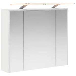 vidaXL Armoire Miroir de Salle de Bain Blanc 73 5 x 16 x 62 5 cm
